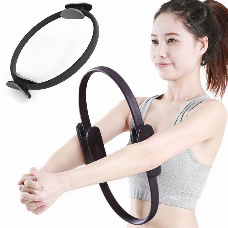 Trénink S Dvojitým Úchopem Jóga Pilates Ring Svalový Kruhové Tvarování Postavy Nástroje Pro Fitness Cvičení