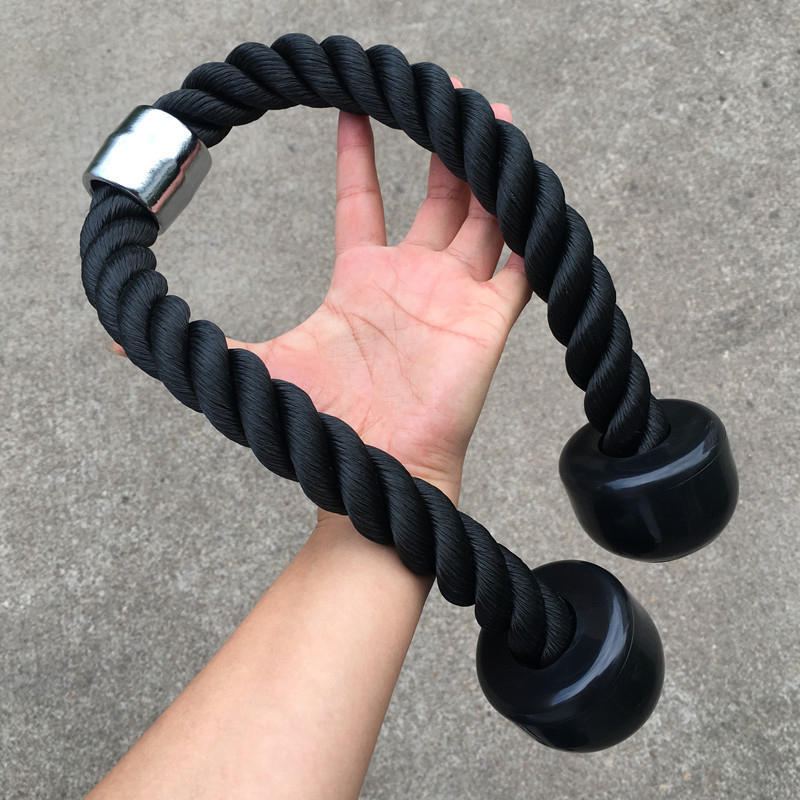 Tricepsové Břišní Kliky Stahovací Lano Posilování Posilovna Fitness Cvičební Nástroje