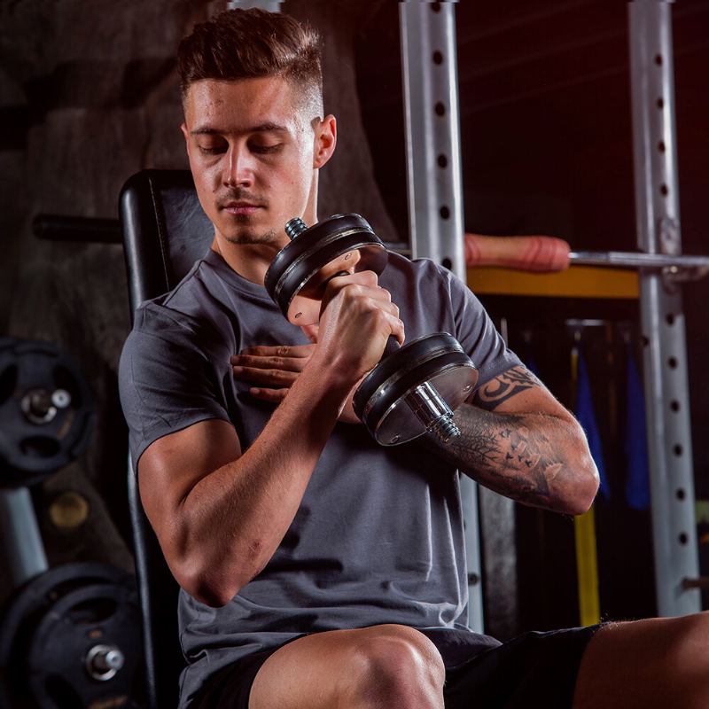 Us Direct 50 Lbs Činka Posilování Tělo Cvičení Domácí Tělocvična Fitness