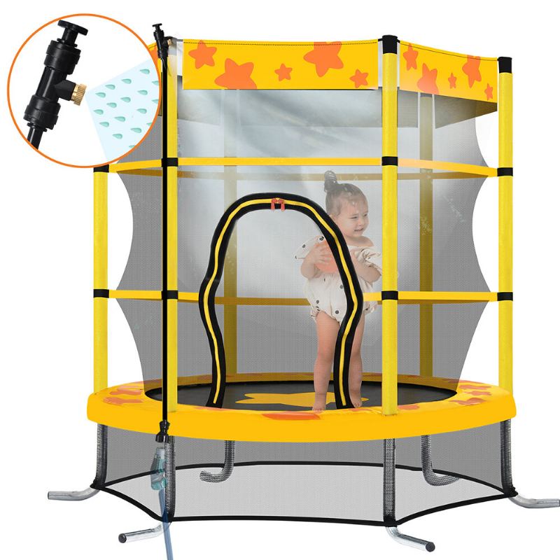 Us Direct 55" Trampolíny Bezpečnostní Skákací Podložka S Krytem Vodotěsné Dárky Pro Děti Pro Dospělé Sport Fitness Max. Zatížení 100 Lb