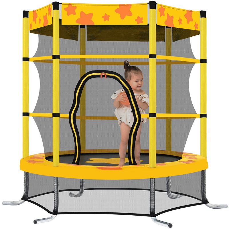 Us Direct 55" Trampolíny Bezpečnostní Skákací Podložka S Krytem Vodotěsné Dárky Pro Děti Pro Dospělé Sport Fitness Max. Zatížení 100 Lb