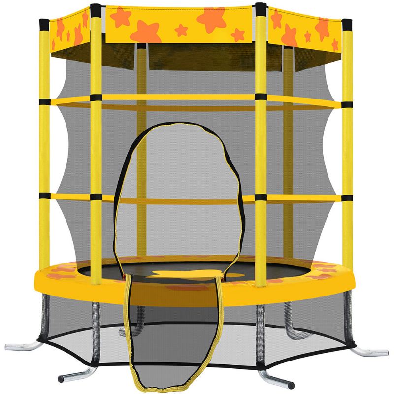 Us Direct 55" Trampolíny Bezpečnostní Skákací Podložka S Krytem Vodotěsné Dárky Pro Děti Pro Dospělé Sport Fitness Max. Zatížení 100 Lb