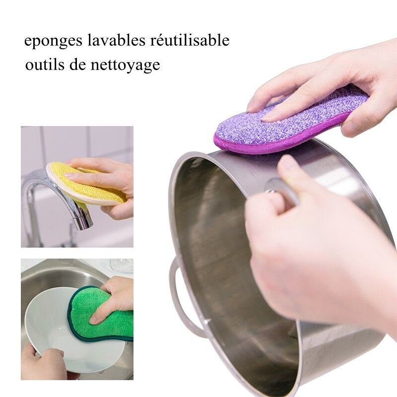 Čisticí Houbičky 10ks Magic Sponge Kuchyňský Kartáč