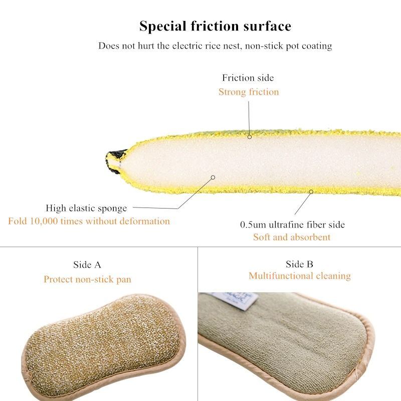 Čisticí Houbičky 10ks Magic Sponge Kuchyňský Kartáč