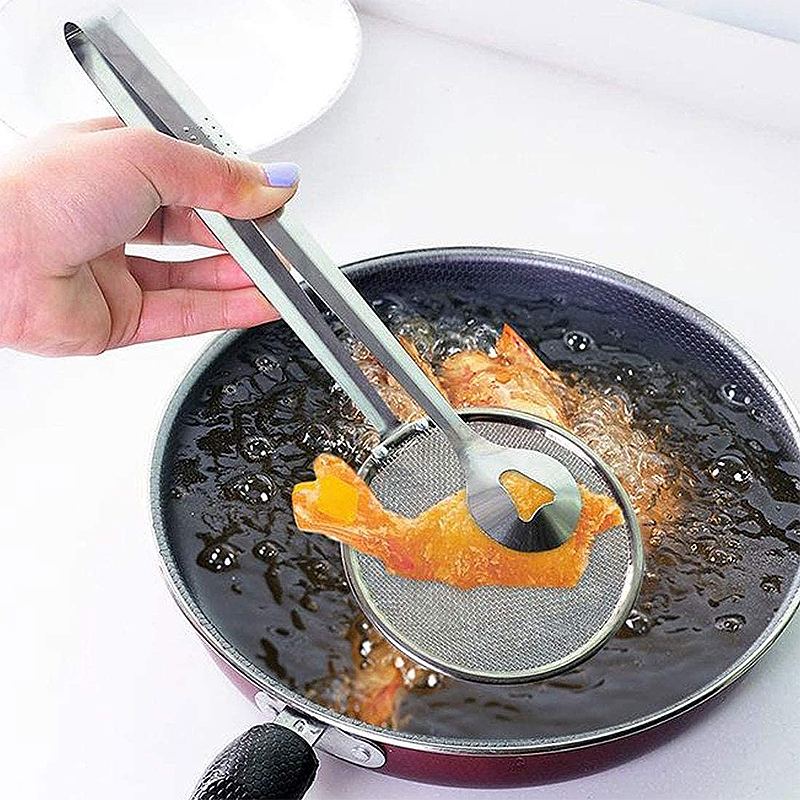 Filtrační Lžíce Z Nerezové Oceli S Klipem 2v1