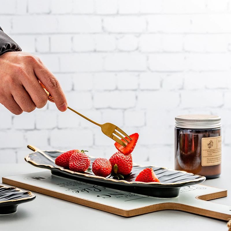 Zásobník Na Dezerty Luxusní Stolní Úložný Keramický Kreativní Severský Styl