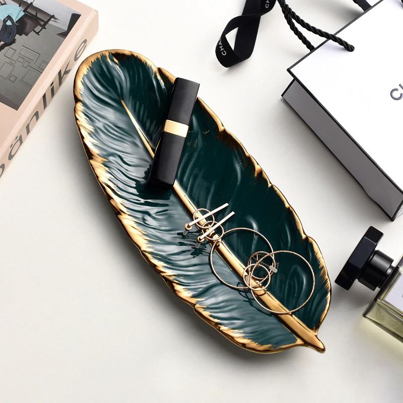 Zásobník Na Dezerty Luxusní Stolní Úložný Keramický Kreativní Severský Styl