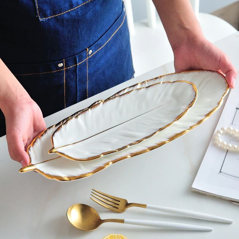 Zásobník Na Dezerty Luxusní Stolní Úložný Keramický Kreativní Severský Styl