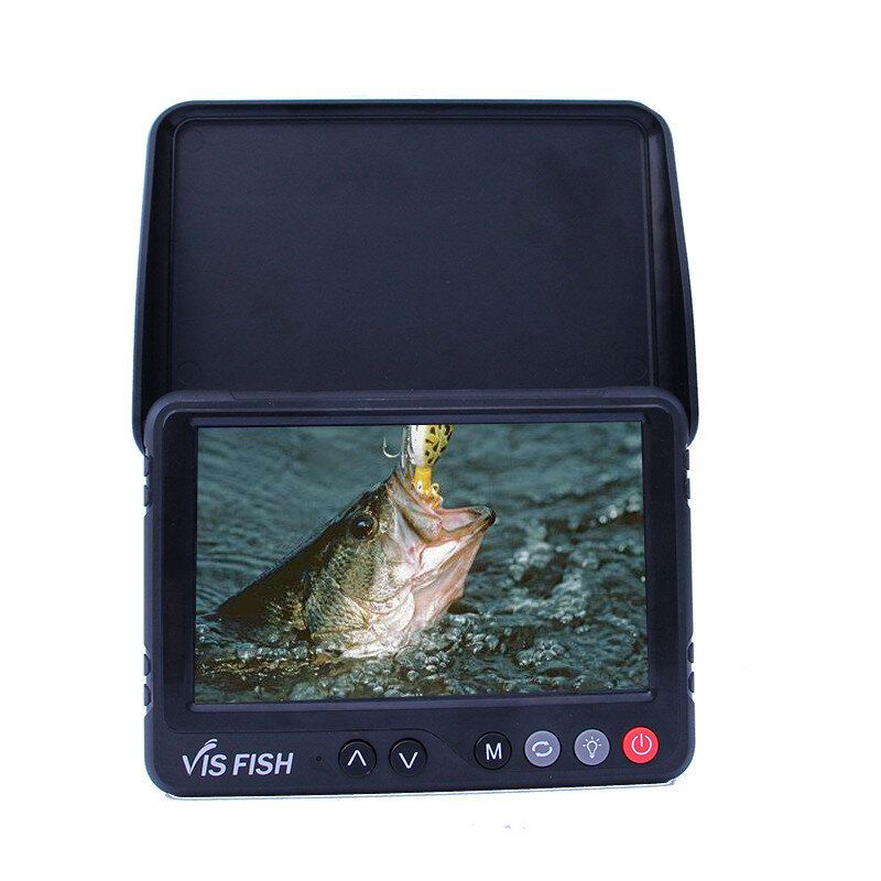 Ahd Fishing Finder 5palcový Displej 220° Noční Vidění Infračervená Podvodní Kamera 30m Čára Led Moře Řeka Jezero Rybářské Potřeby