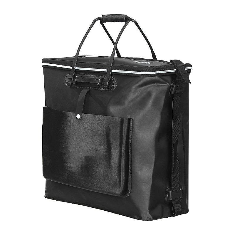Přenosné Voděodolné Rybářské Vědro Eva Outdoor Camping Turistika Rybářský Barel Rybářská Taška-42cm/48cm/52cm