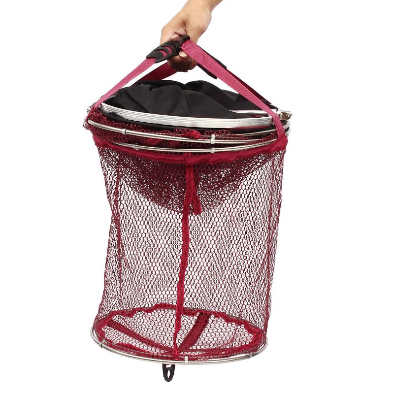Skládací Kapr Krevety Rybářská Síť Cage Fish Tackle Care Creel 3. Března