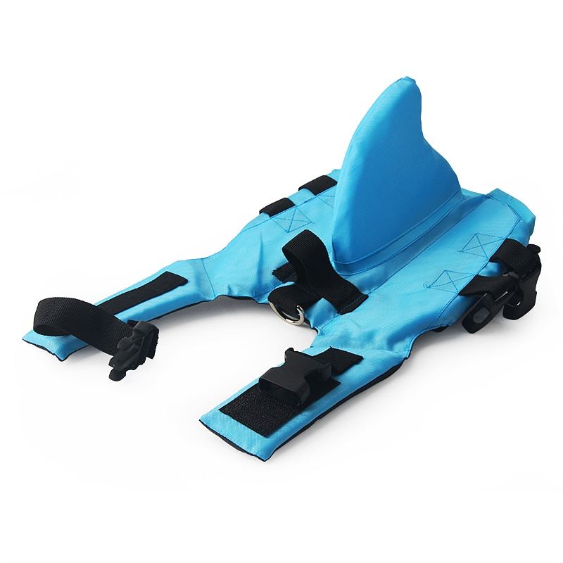 Psí Plavání Shark Jacket Letní Oblek Záchranná Vesta