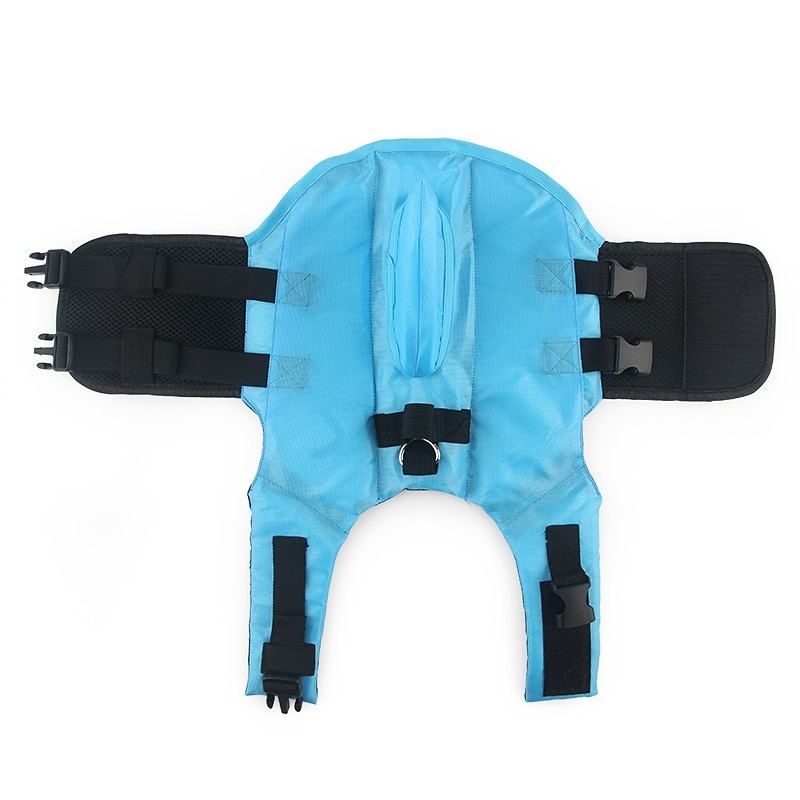 Psí Plavání Shark Jacket Letní Oblek Záchranná Vesta