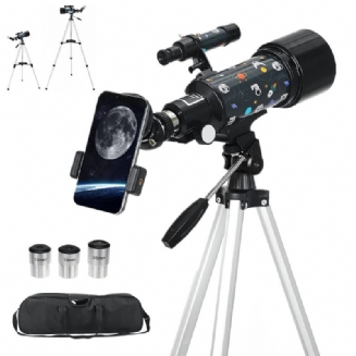 120x Astronomický Dalekohled 70mm Hd Vysoce Výkonný Přenosný Stativ Noční Vidění Hluboký Vesmír Hvězdný Pohled Měsíc