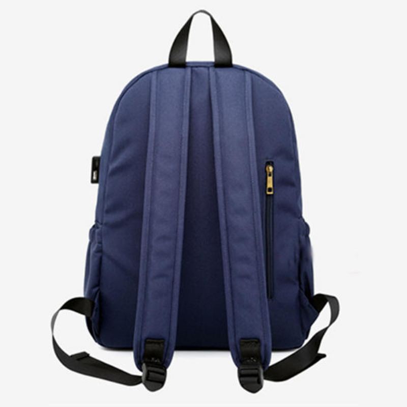 15.6palcový Usb Batoh Na Notebook Vodotěsná Školní Taška Cestovní Kempingová Kabelka Přes Rameno