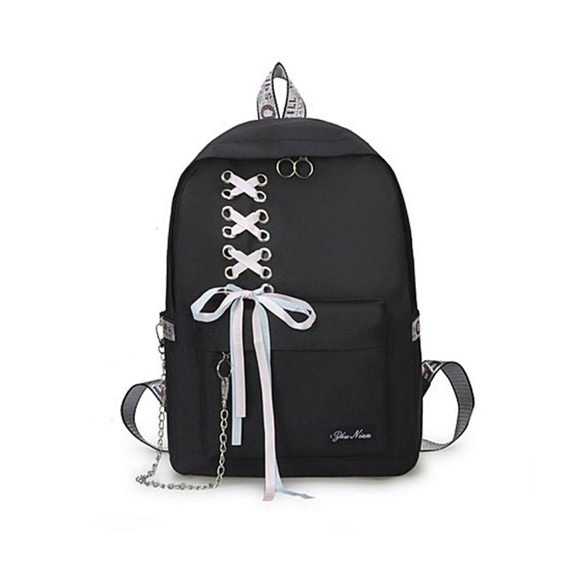 15l Plátěný Batoh Studentský Školní Taška Přes Rameno Outdoor Travel