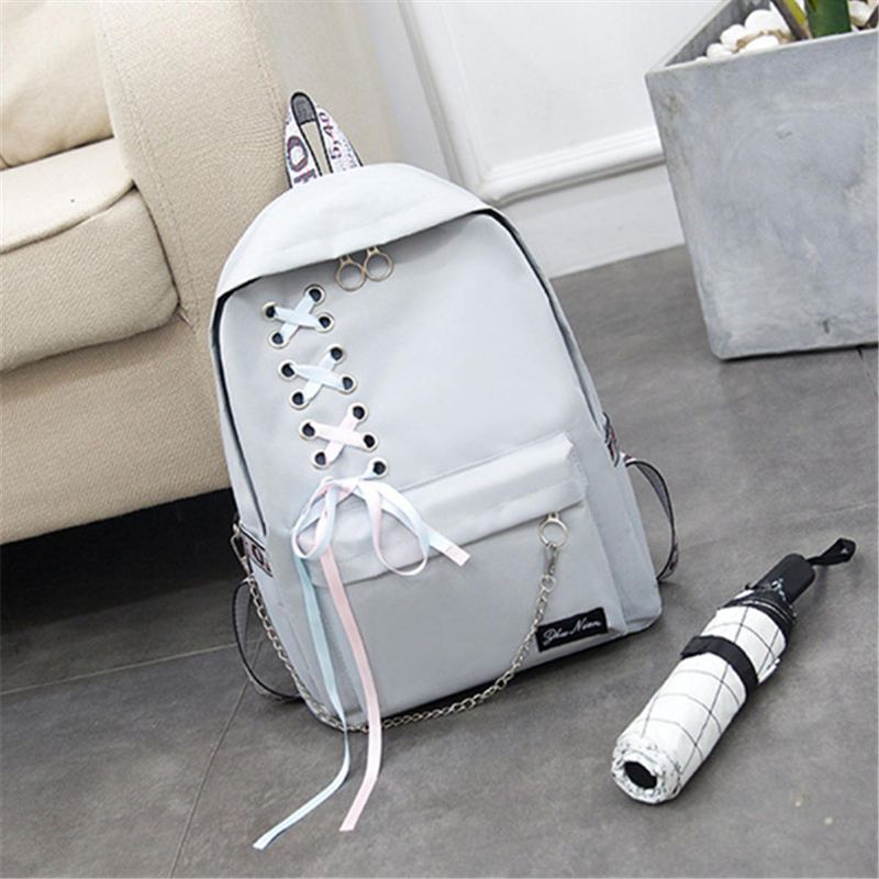 15l Plátěný Batoh Studentský Školní Taška Přes Rameno Outdoor Travel