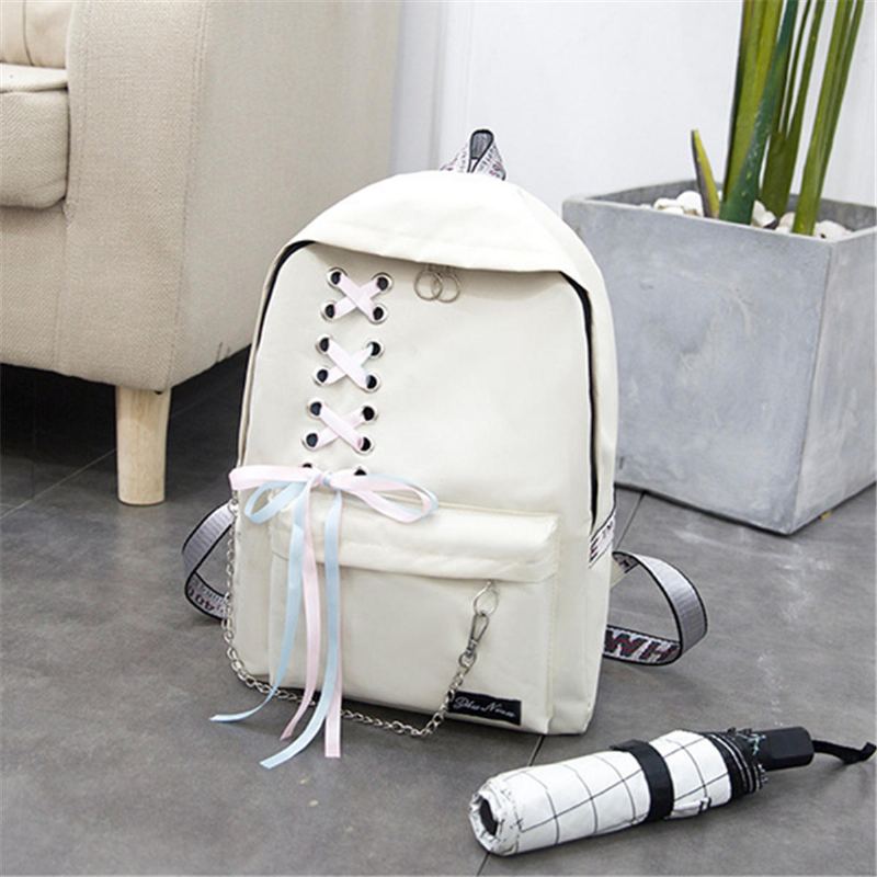 15l Plátěný Batoh Studentský Školní Taška Přes Rameno Outdoor Travel