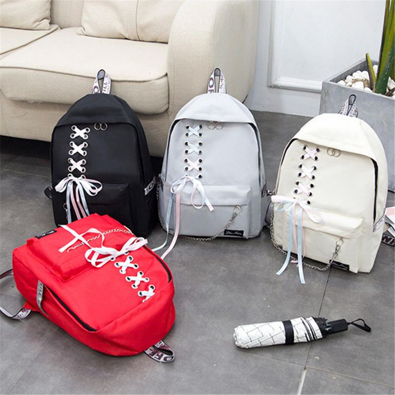 15l Plátěný Batoh Studentský Školní Taška Přes Rameno Outdoor Travel