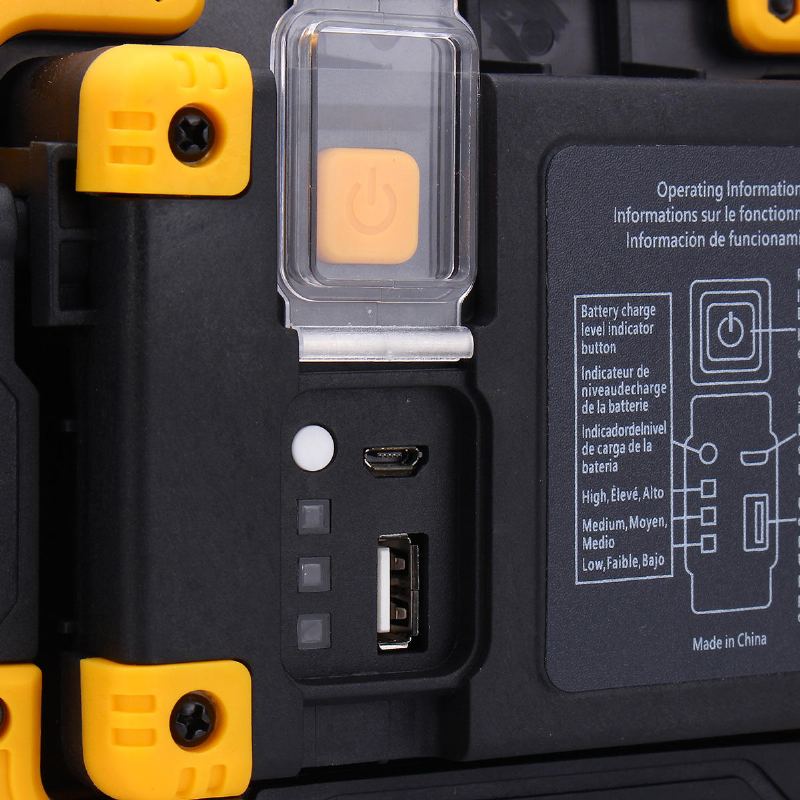 20led 10w 750lm Cob Led Pracovní Světlo Usb S Nabíjecí Rukojetí Svítilna Venkovní Kempingová Lucerna