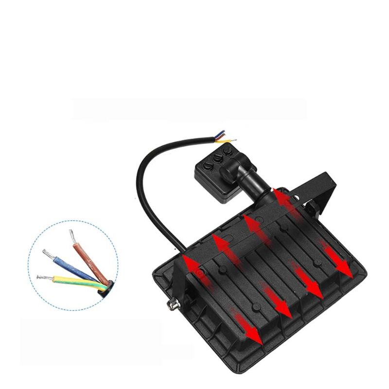 20w/30w/50w/100w Led Floodlight Pir Pohybový Senzor Reflektor Led Flood Light Vodotěsné Ip66 Bodové Světlo Nástěnné Venkovní Osvětlení
