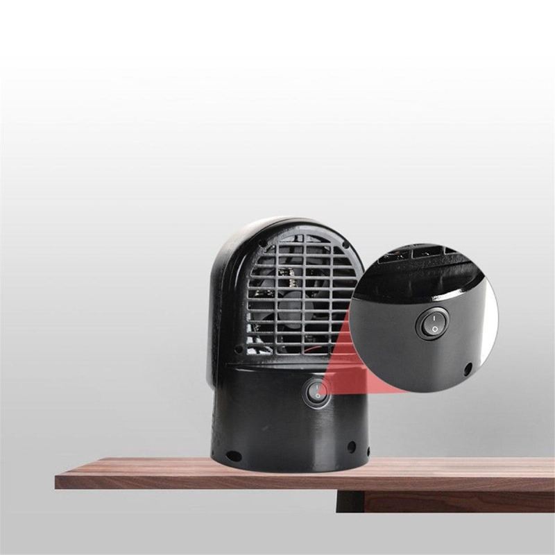 220 V 500 W Přenosný Elektrický Ohřívač Prostoru Ventilátor Vzduchu Tichý Stůl Domácí Kancelář Venkovní