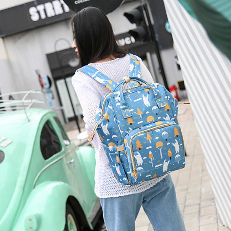22l Voděodolná Plenka Dětská Přebalovací Maminka Těhotenský Batoh Pro Ženy Travel Bag Tote