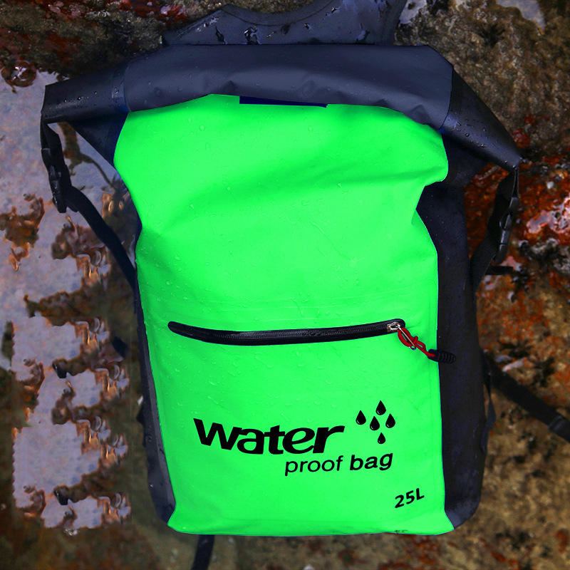 25l Venkovní Přenosný Skládací Voděodolný Batoh Sportovní Rafting Jízda Na Kajaku Cestovní Taška Na Kanoi