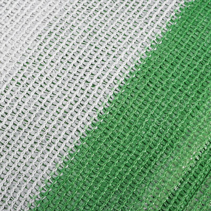 2x3m 100gsm Hdpe Obdélníková Sluneční Clona Plachta Anti-uv Venkovní Terasa Zahradní Stan Síť S 5m Lanem