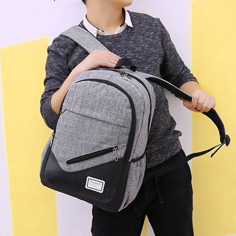 3 Ks Batoh Školní Taška Na Notebook Plátěné Tašky S Křížovým Tělem Camping Travel Kabelka Pen Bag