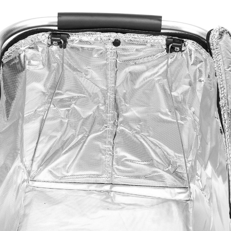 30l Vylepšený Piknikový Koš Izolovaný Chladicí Košík Skládací Pikniková Taška Koš Outdoor Camping Panic Tepelná A Chladná Izolace Oxford Cloth 18''11''9.4''