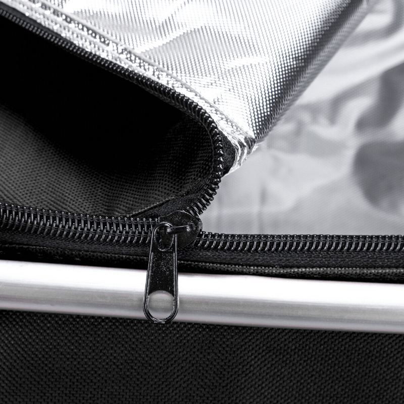30l Vylepšený Piknikový Koš Izolovaný Chladicí Košík Skládací Pikniková Taška Koš Outdoor Camping Panic Tepelná A Chladná Izolace Oxford Cloth 18''11''9.4''