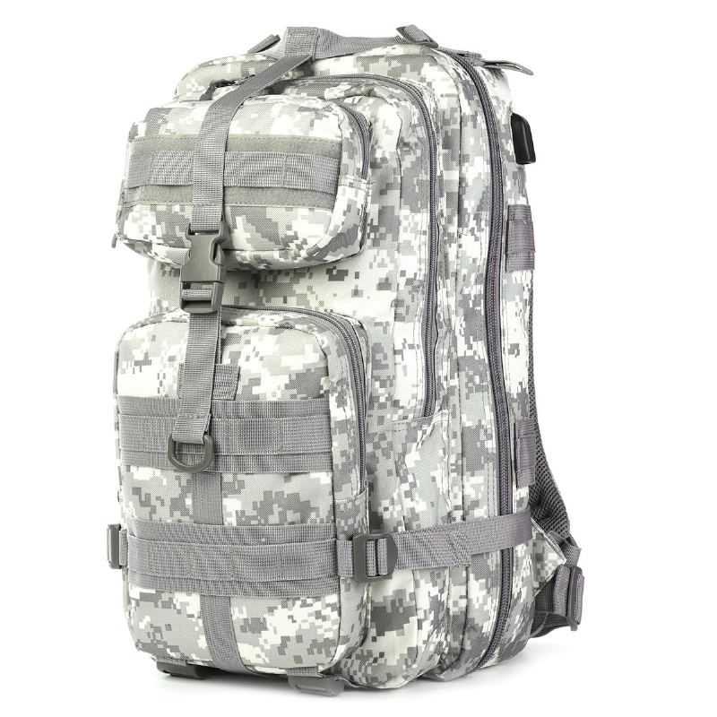 36l Outdoorový Vojenský Taktický Notebook Usb Batoh Vodotěsný 900d Oxford Camping Turistika