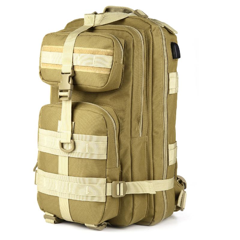36l Outdoorový Vojenský Taktický Notebook Usb Batoh Vodotěsný 900d Oxford Camping Turistika
