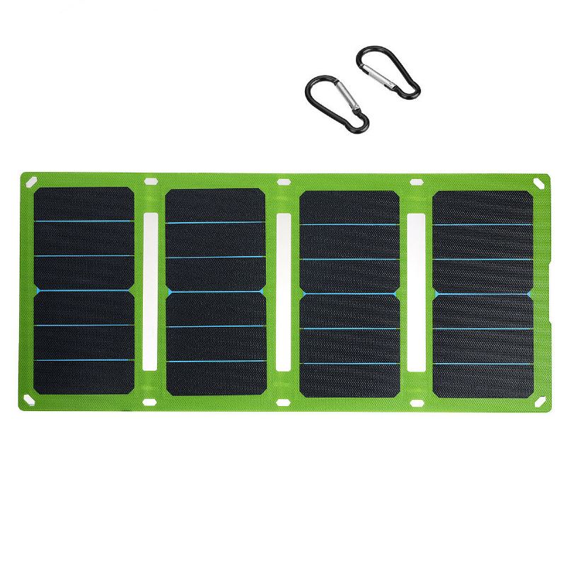 38w/50w 5v/12v Skládací Nabíječka Solárních Panelů Etfe Kabelka Solární Powerbanka Nouzový Zdroj Energie Pro Venkovní Kempování Turistika Batohy