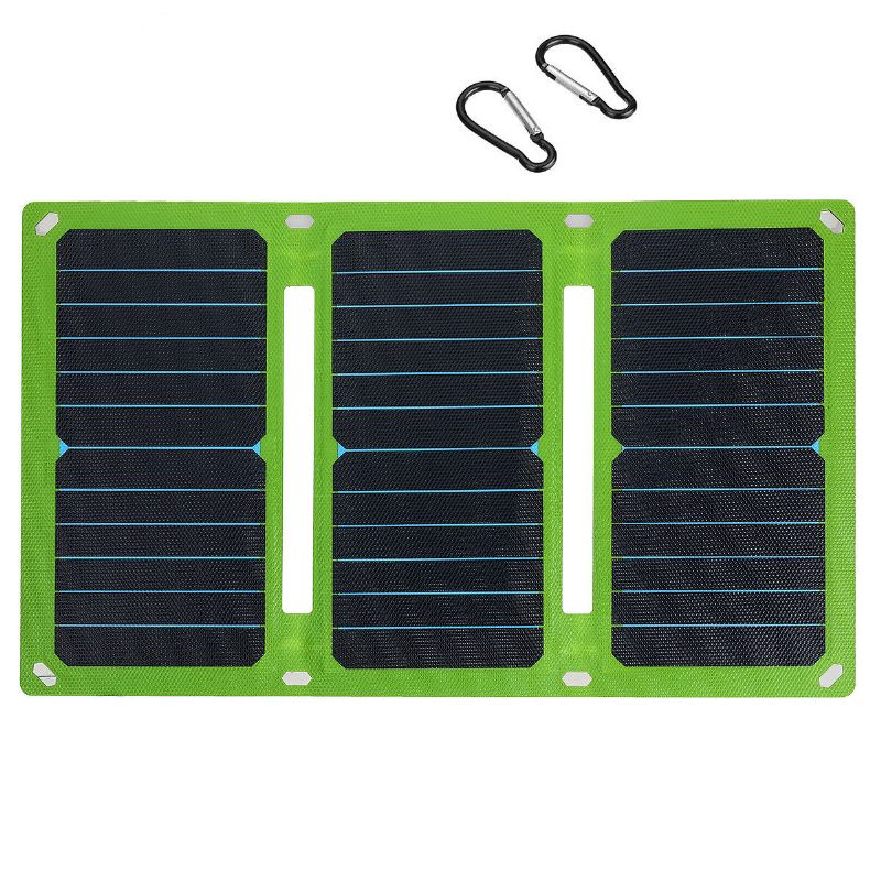 38w/50w 5v/12v Skládací Nabíječka Solárních Panelů Etfe Kabelka Solární Powerbanka Nouzový Zdroj Energie Pro Venkovní Kempování Turistika Batohy
