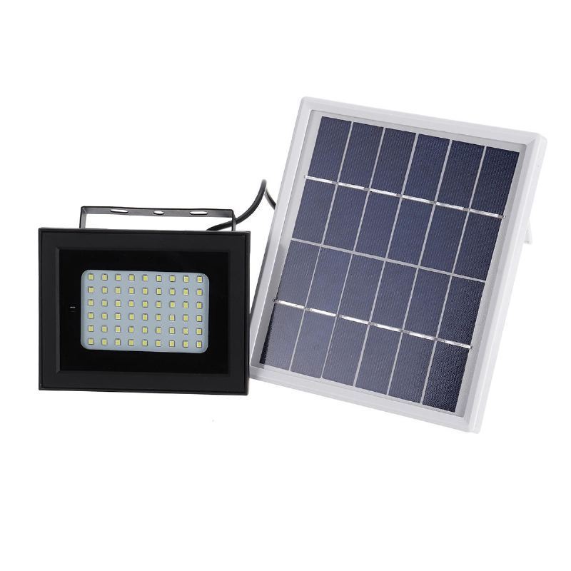 400lm 54 Led Solární Panel Flood Light Projektová Lampa Ip65 Vodotěsná Venkovní Kempingová Nouzová Svítilna S Dálkovým Ovládáním