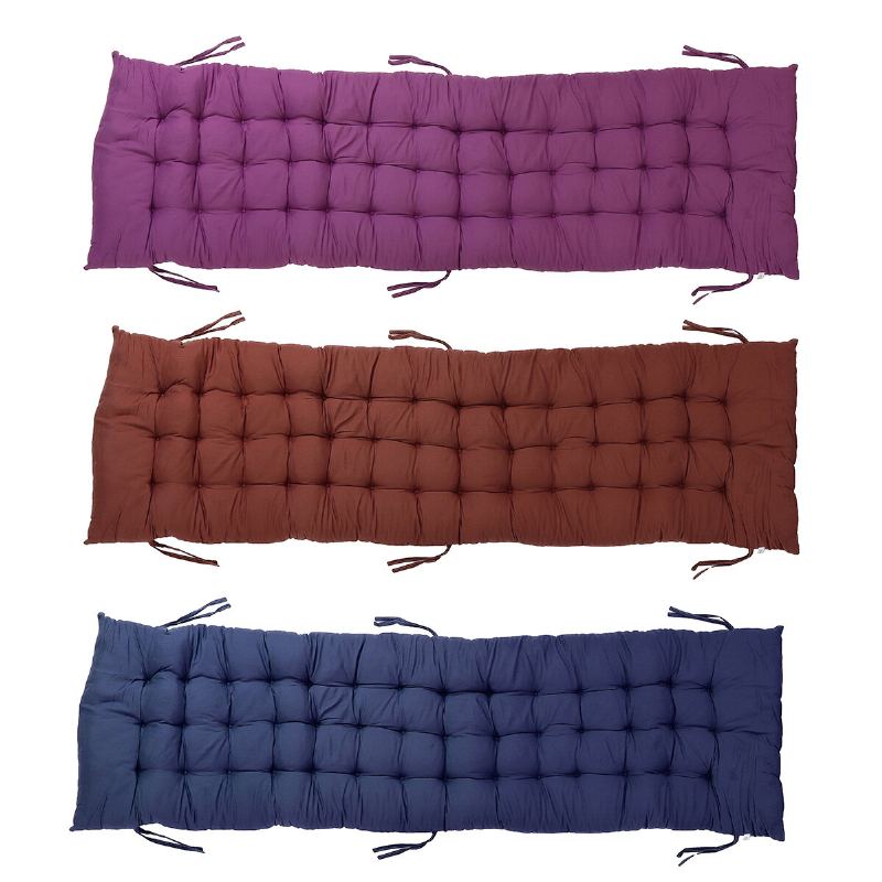 48x170cm Zesílené Zahradní Houpací Čalounění Polštář Na Křeslo Skládací Oboustranné Venkovní Plážové Podložka Na Spaní