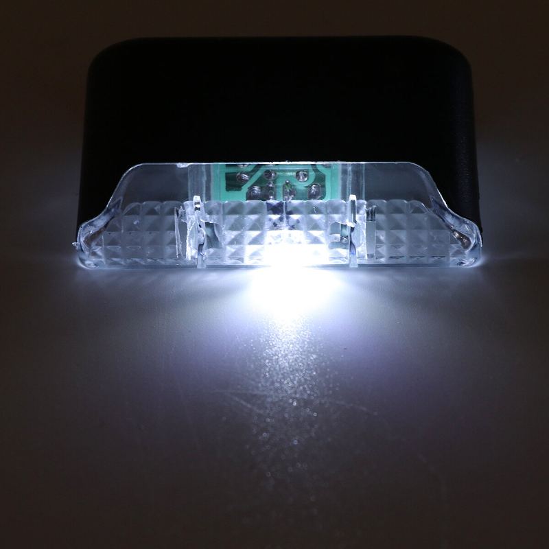 4ks Solární Led Palubní Světla Venkovní Vodotěsná Zahradní Cesta Světlo Schody Krok Plotová Lampa
