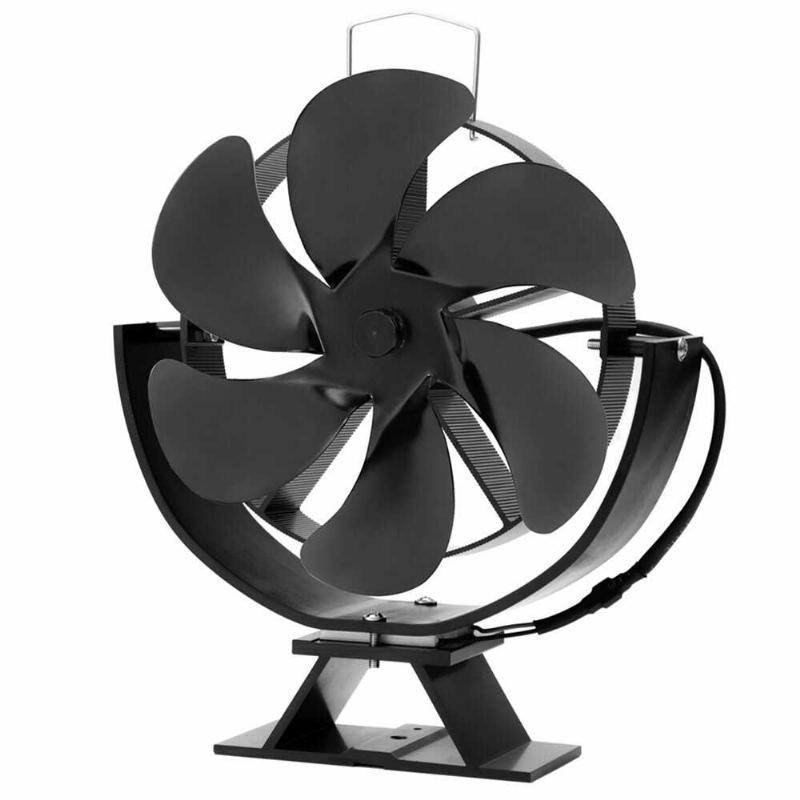 6-lopatkový Hořák Na Dřevo Krbový Ventilátor