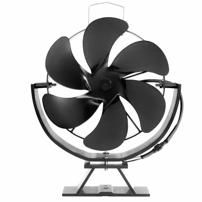 6-lopatkový Hořák Na Dřevo Krbový Ventilátor