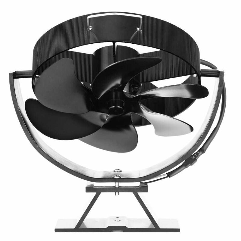 6-lopatkový Hořák Na Dřevo Krbový Ventilátor