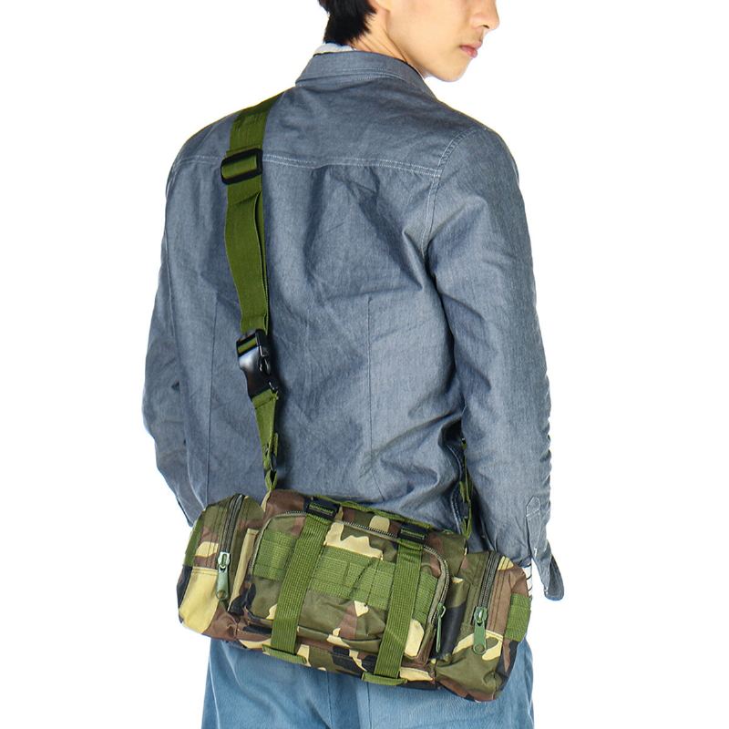 600d Oxford Látková Pasová Taška Vodotěsná Taktická Přes Rameno Kabelka Outdoor Camping Lov