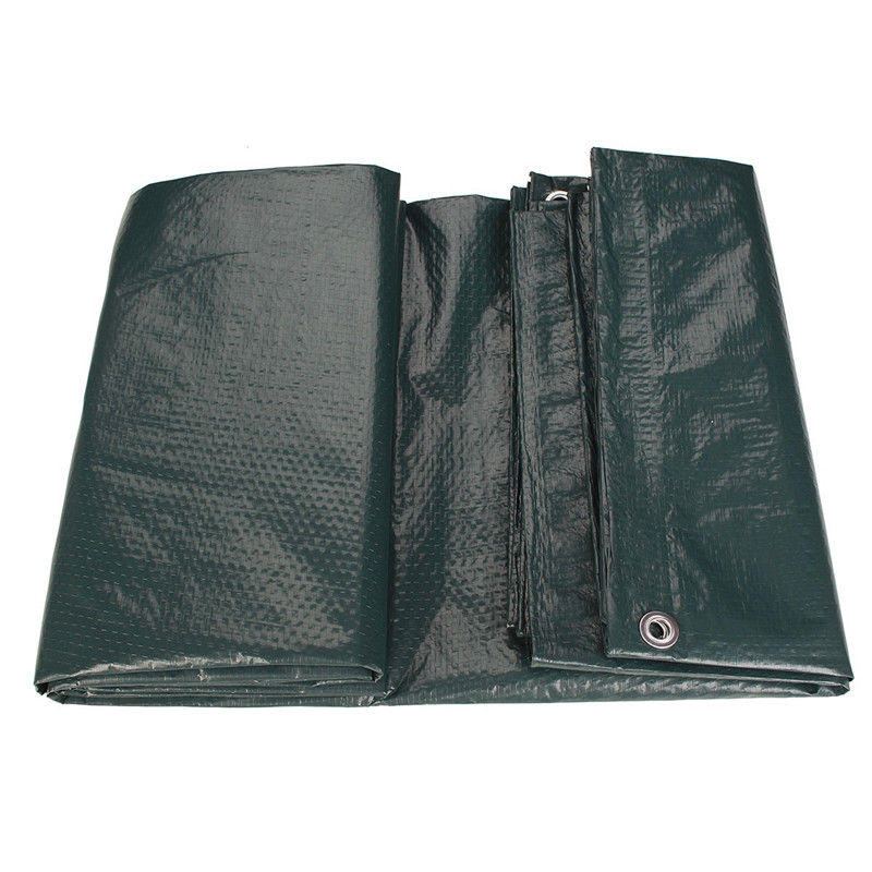 6x3.6 M 80gm Tarp Poly Tarpaulin Baldachýn Stan Sluneční Clona Krycí Plachta Vodotěsná Na Auto Čluny Tarpa