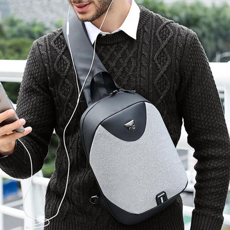 8l Muži Ženy Anti Theft Sling Chest Bag Pack Outdoorová Sportovní Cestovní Tabletová Kabelka Přes Rameno