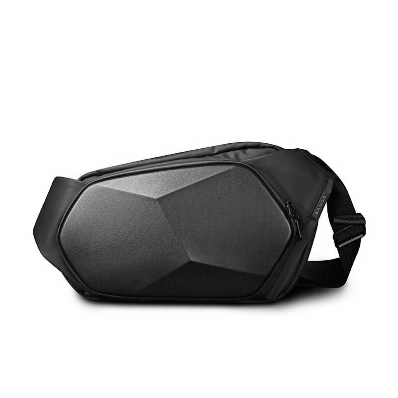 Bange 7229 Locomotive Sling Bag Anti-theft Vodotěsná Hard Shell Hrudní Crossbody Taška Přes Rameno Cyklistika Camping Sport
