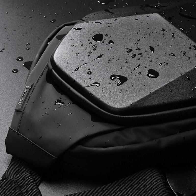 Bange 7229 Locomotive Sling Bag Anti-theft Vodotěsná Hard Shell Hrudní Crossbody Taška Přes Rameno Cyklistika Camping Sport