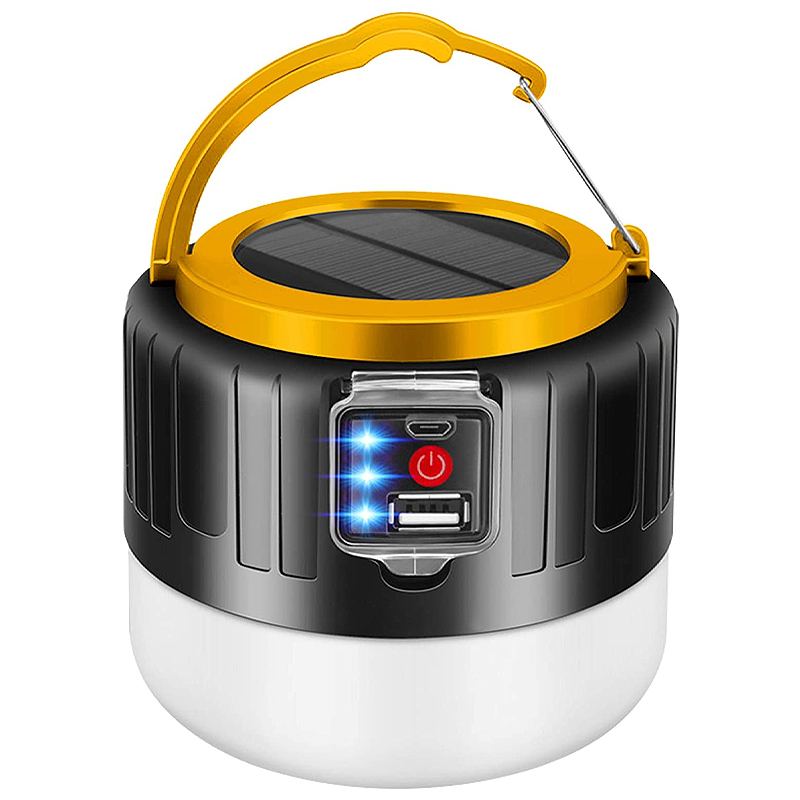 Camping Light Solární Venkovní Usb Nabíjecí 3 Režimová Stanová Lampa Přenosná Lucerna