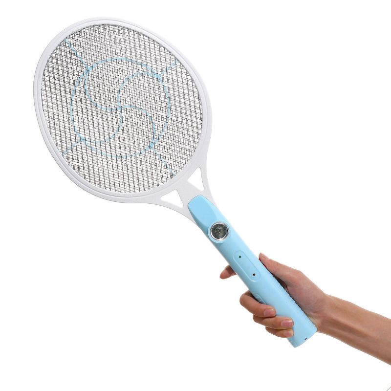Dobíjecí Led Elektrická Plácačka Na Mouchy Rozprašovač Komárů Home Camping Travel