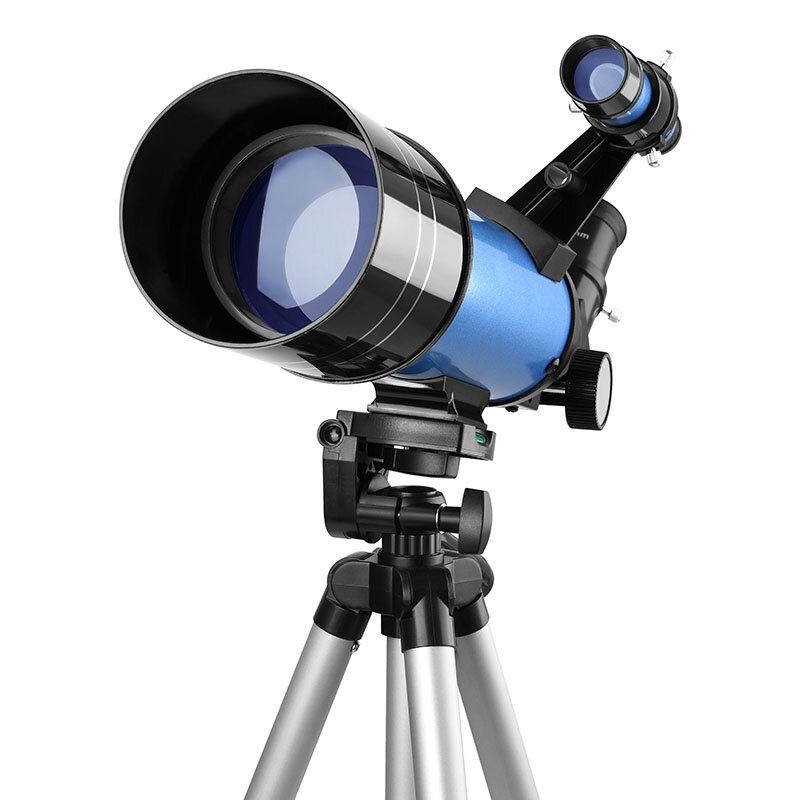 Eu Direct Aomekie 40070 66x Hd Astronomický Dalekohled 70mm Refraktorový Teleskop Vztyčující Okulár 3x Barlow Lens Finderscope Se Stativovým Telefonním Adaptérem
